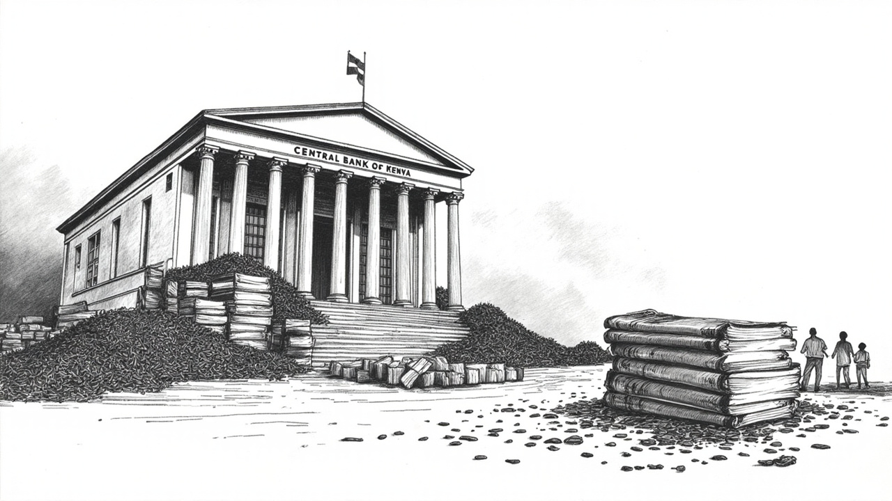 Illustration for Kenya's CBK rate hold masks deeper forex reserve risk