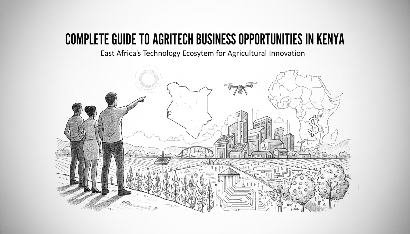 Illustration for Complete Guide to Agritech Business Opportunities in Kenya