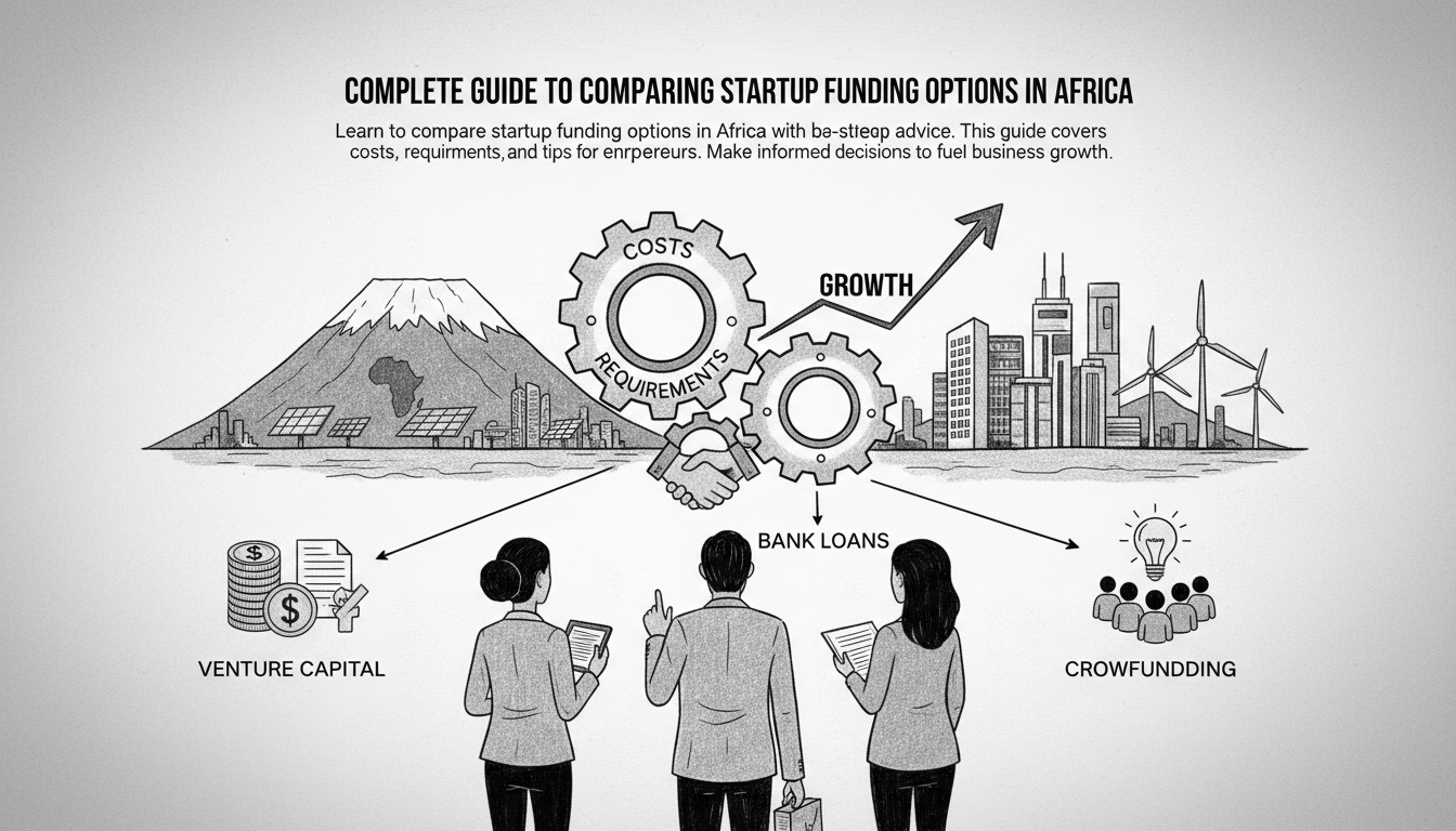 Illustration for Complete Guide to Comparing Startup Funding Options in Africa