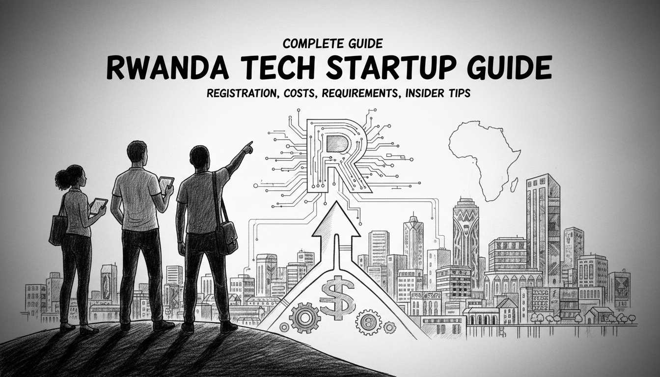 Illustration for Complete Guide to Starting a Tech Startup in Rwanda