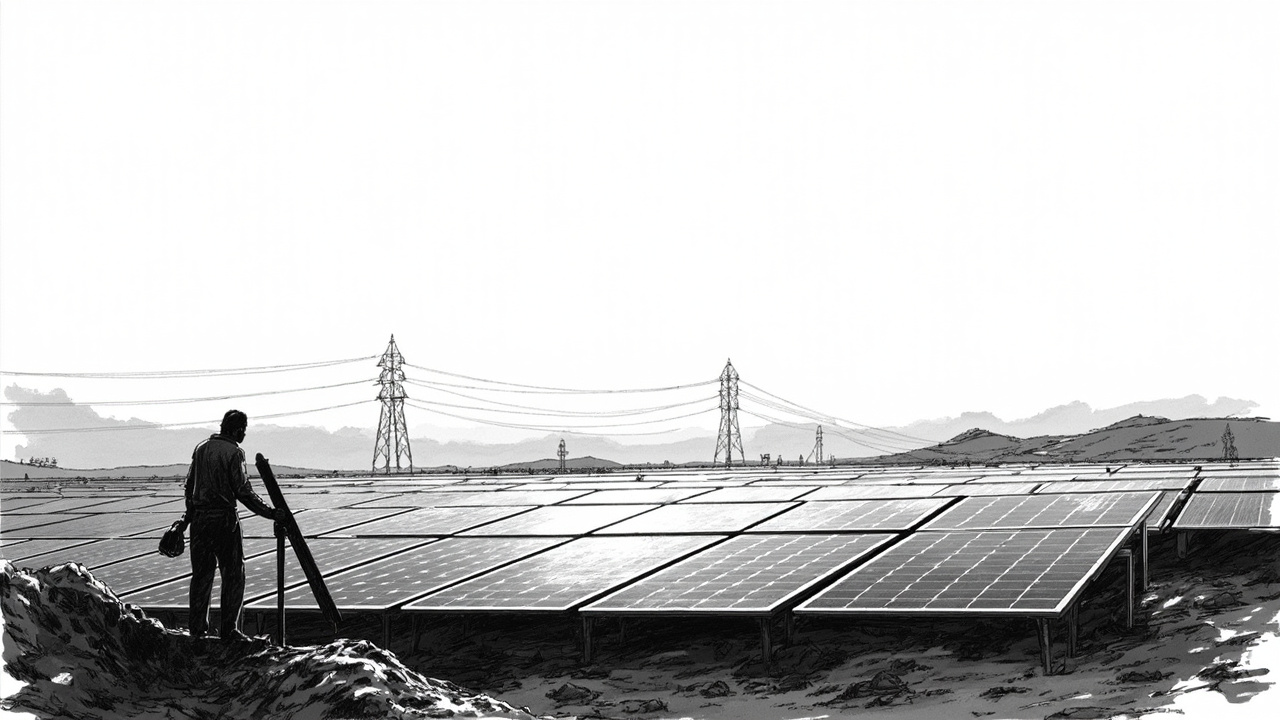 Illustration for Egypt's Solar Push Faces Grid Infrastructure Bottlenecks