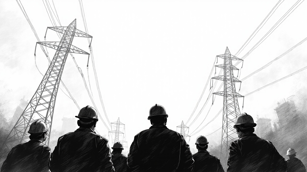 Illustration for Eskom Wage Standoff Exposes South Africa Energy Transition Risks