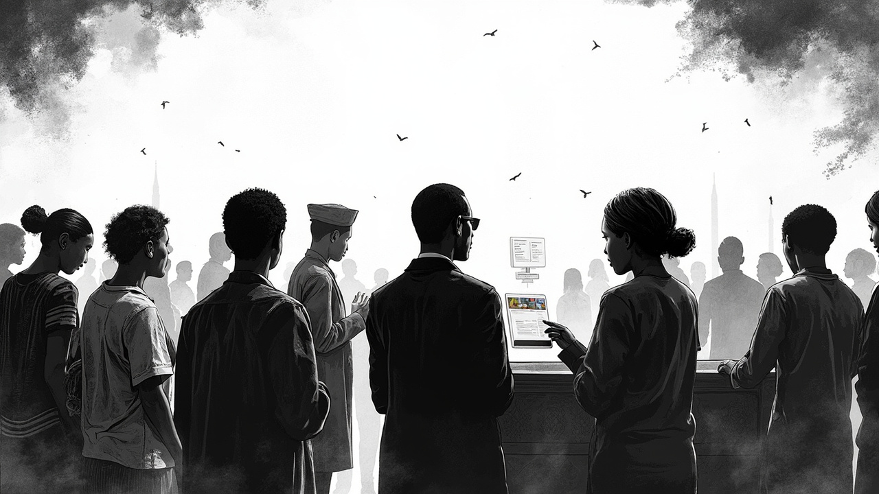 Illustration for Ethiopia's Digital ID Rollout Faces Human Challenges