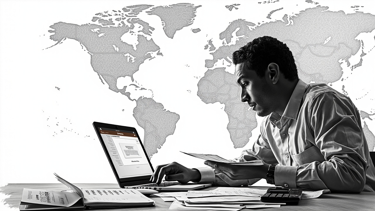 South African Revenue Service building with VAT registration documents