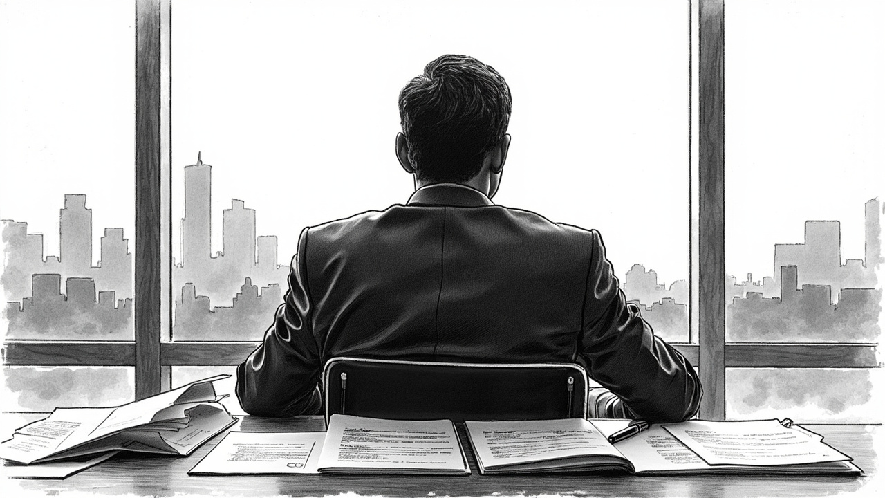 South African business owner reviewing VAT registration documents at desk with calculator and SARS forms