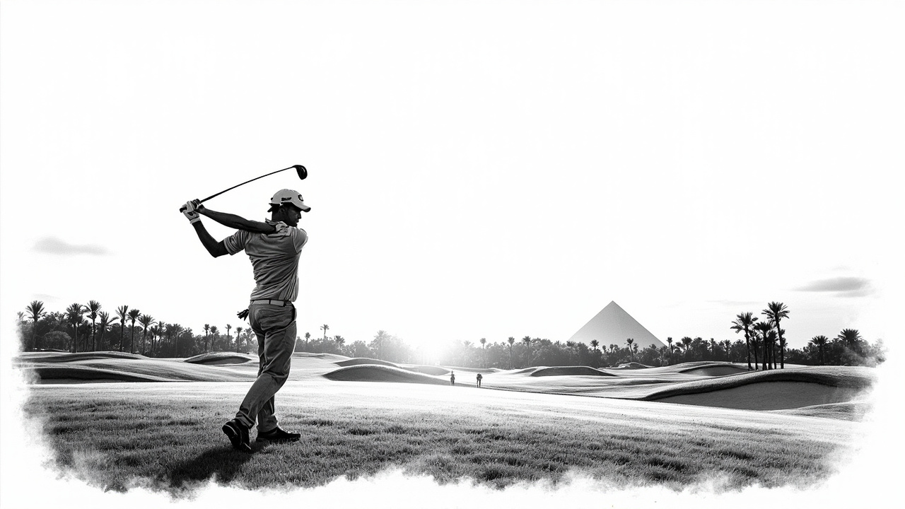 Illustration for Finnish Golfer Ruuska Wins Egypt Golf Series Opener