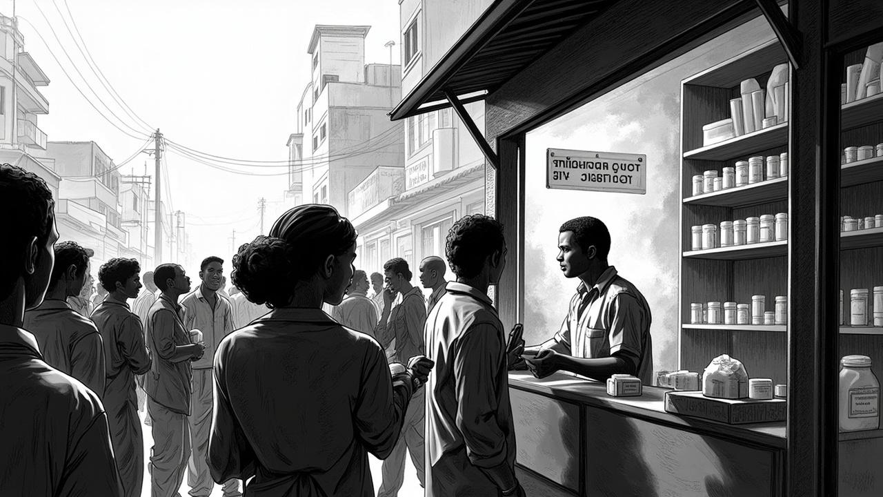 Illustration for Funding Cuts Threaten Ethiopia's HIV Treatment Programs