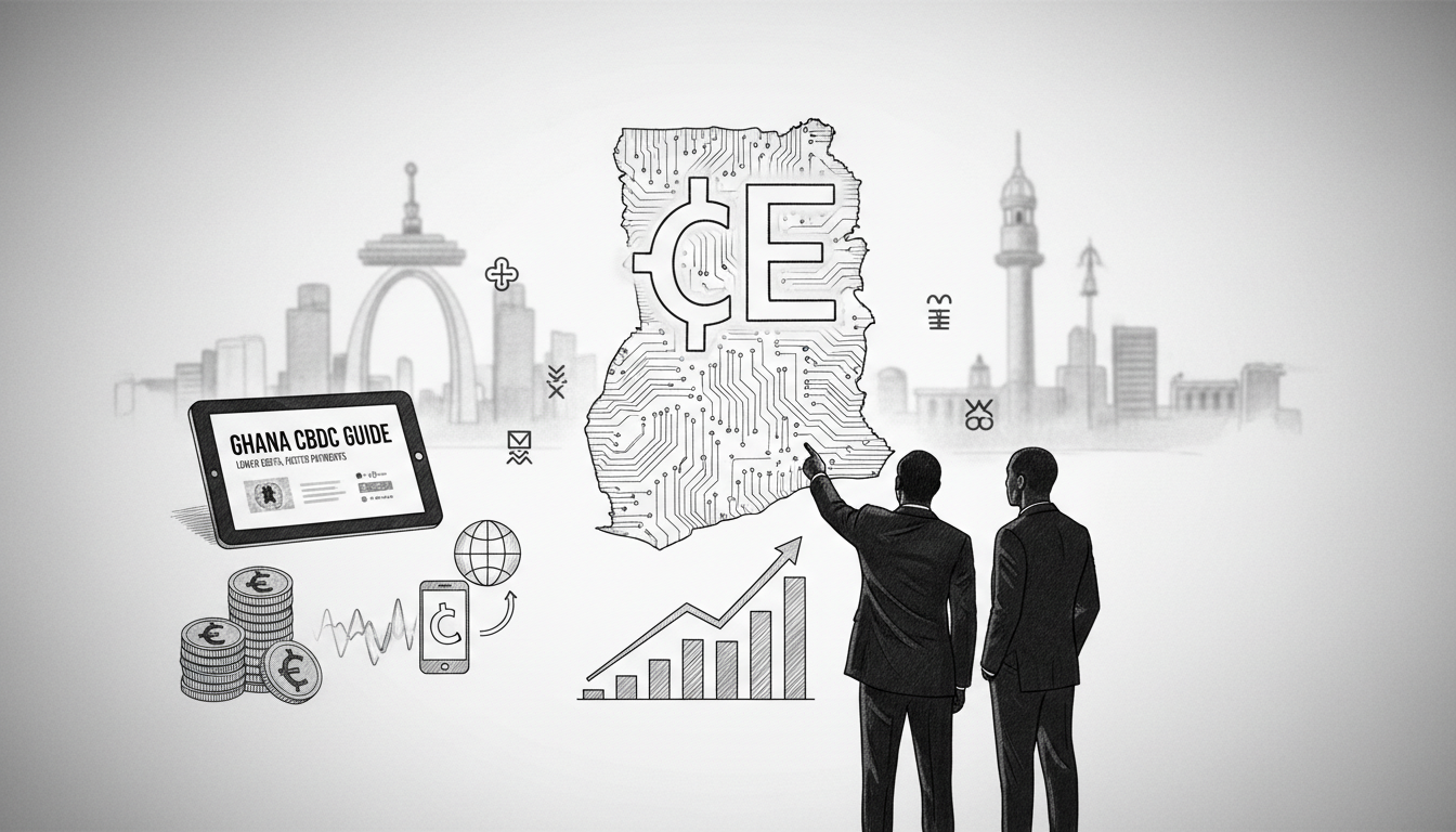 Illustration for Ghana Central Bank Digital Currency CBDC Guide for Business