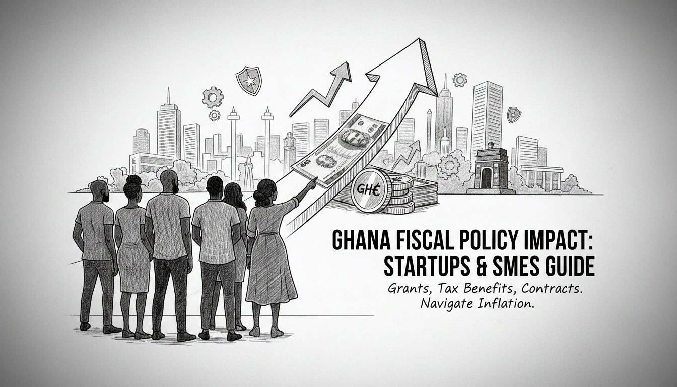 Illustration for Ghana Fiscal Policy Impact on Startups and SMEs Guide