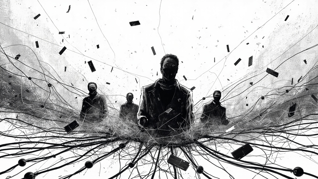 Illustration for Ghana Markets Face Payment System Risks as Drug Money Flows Surge