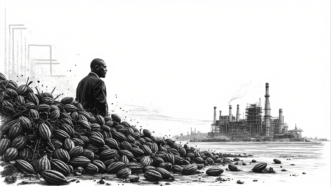 Illustration for Ghana's $2.5bn raw export drain tests value addition policies