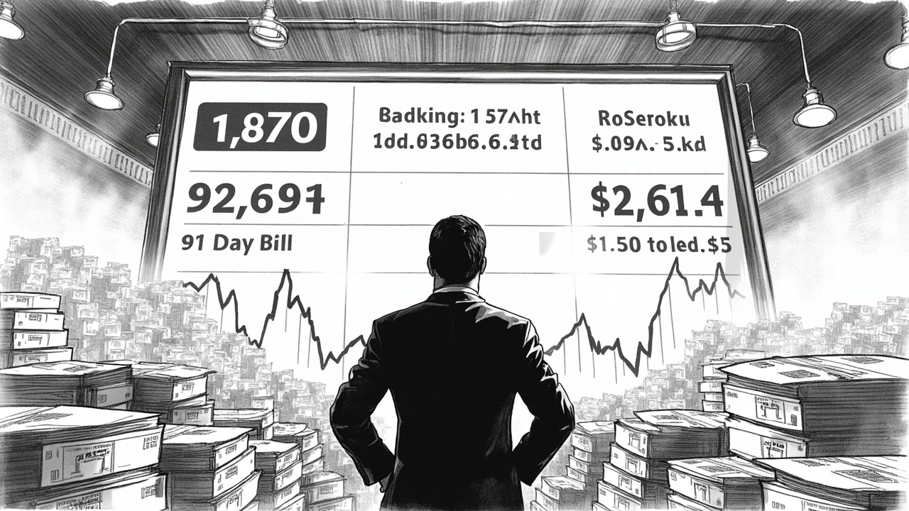 Illustration for Ghana's T-bill auction: strong demand for 91-day paper masks deeper liquidity fears