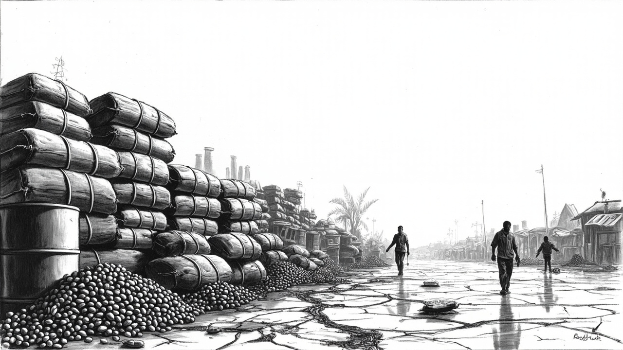 Illustration for Ghana's trade surplus hides a persistent revenue crisis