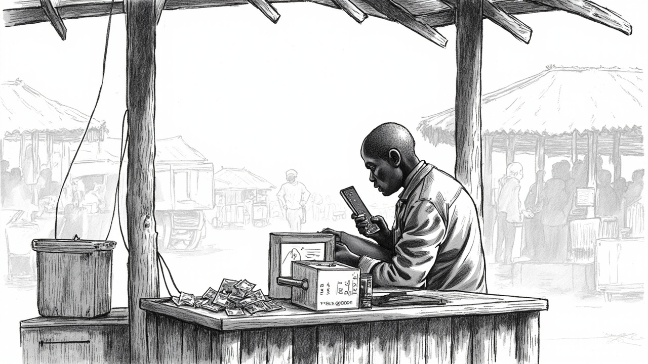 Illustration for Ghana's GH¢100 Vendors Break Mobile Money Business Case