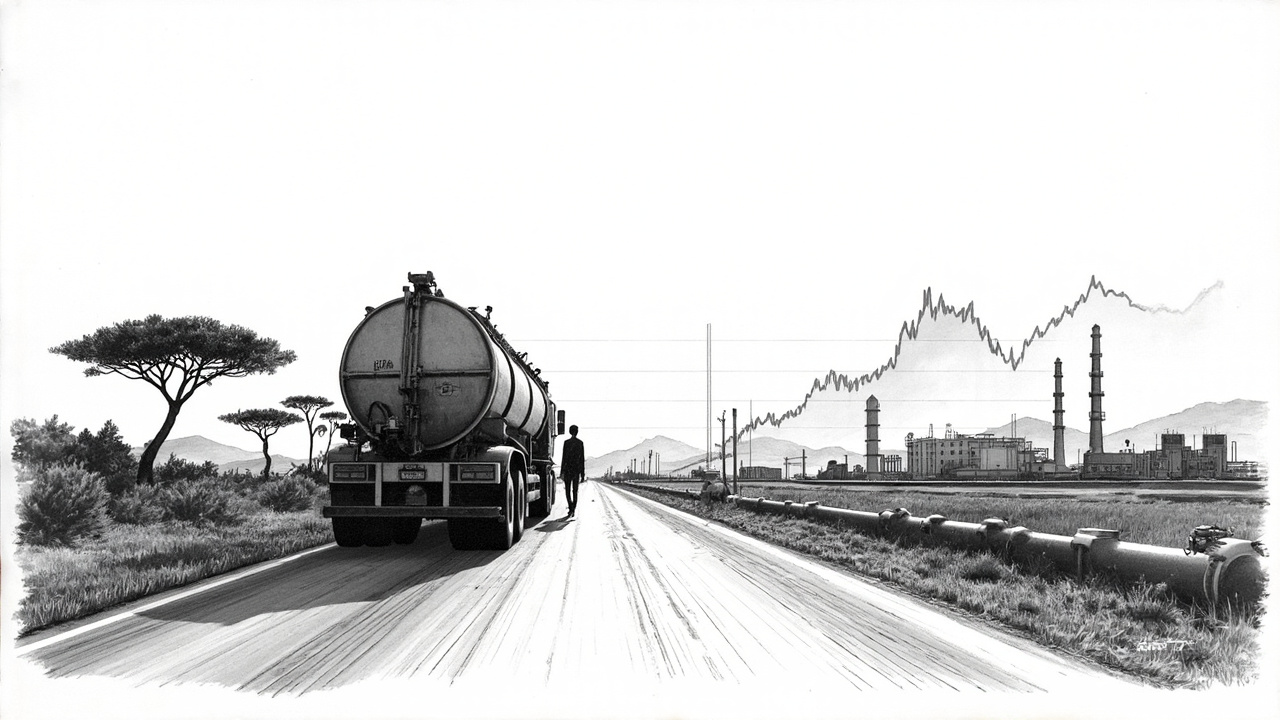 Illustration for Kenya Fuel Supply Risk Rises as South Korea Shields Economy