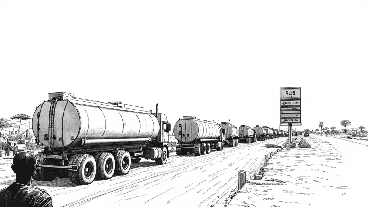 Illustration for Kenya markets face fuel price spillover from Tanzania hike