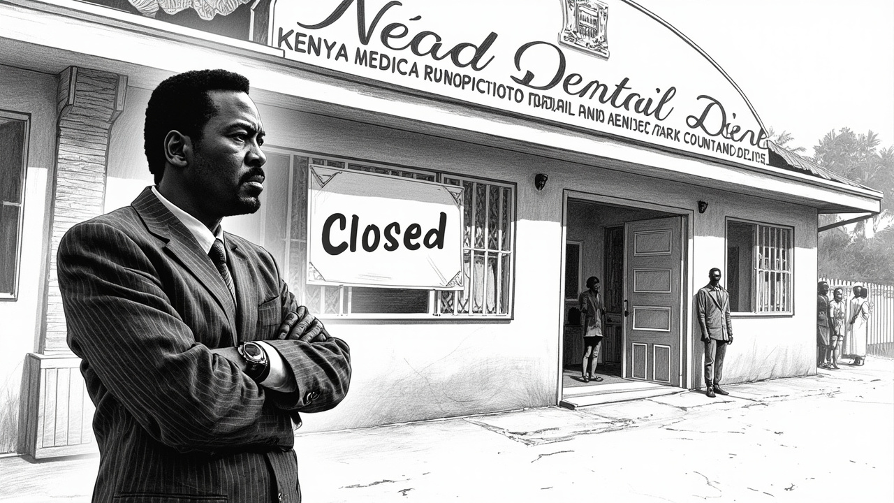 Illustration for KMPDC Shuts Unregistered Dental Clinic After Patient Harm