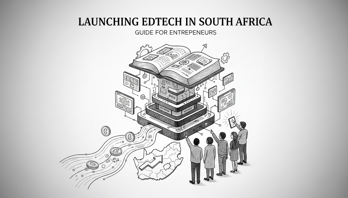 Illustration for Launching an EdTech Platform in South Africa Guide