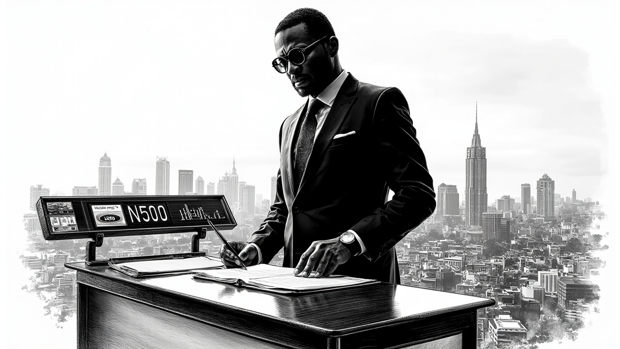 Illustration for MTN Executive Buys Shares as Stock Tops N500 Mark