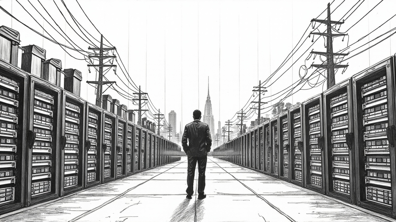 Illustration for Lagos Sets 250MW Data Centre Target, Who Pays for the Power?