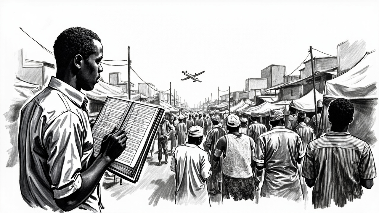 Illustration for Nigeria Inflation Drop Masks Weak Tax Base as Rate Cuts Loom