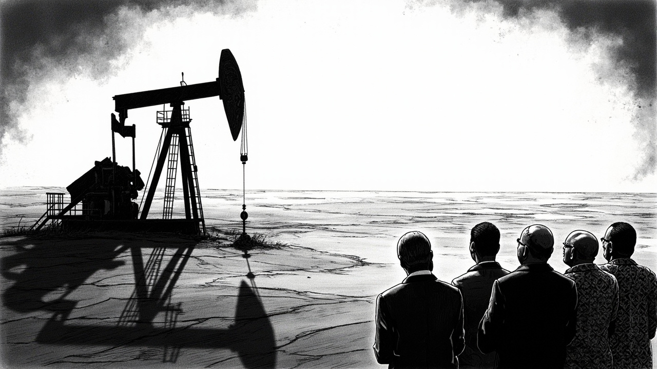 Illustration for Nigeria's Oil Production Falls Sharply in December