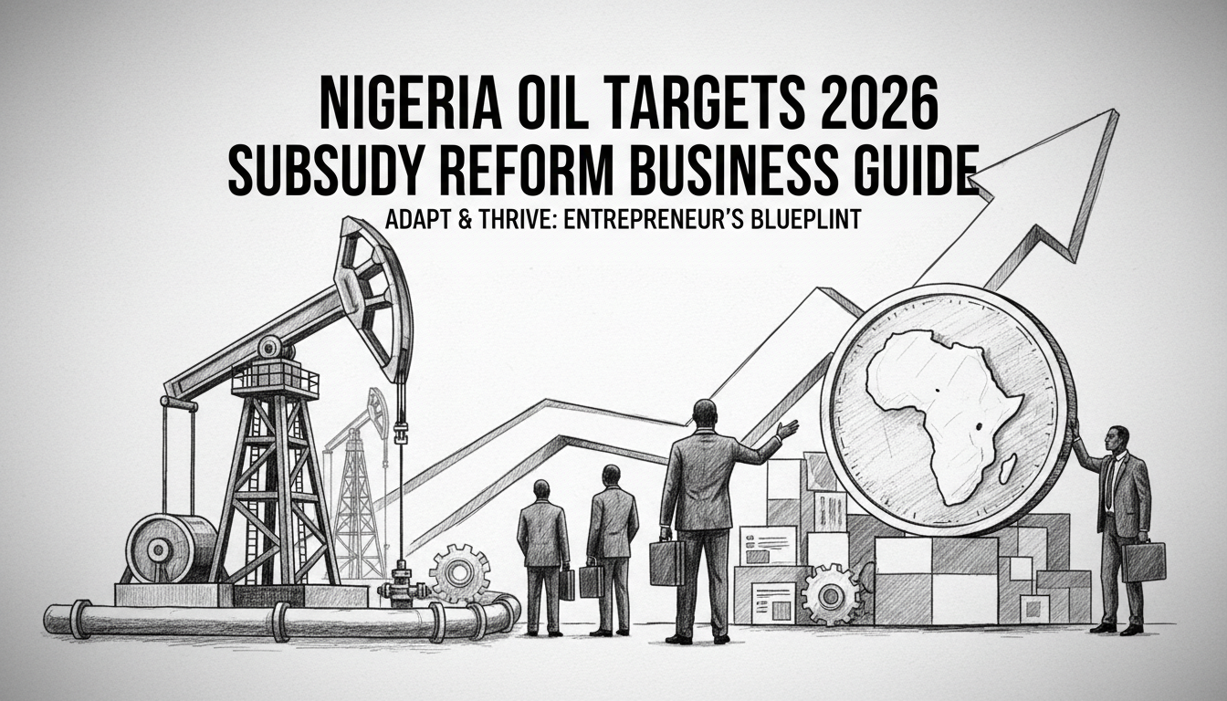 Illustration for Nigeria Oil Targets 2026 and Subsidy Reform Business Guide