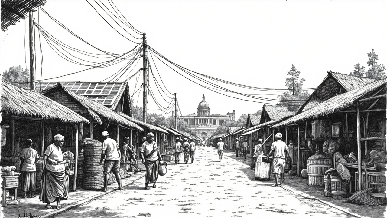 Illustration for Nigeria Markets: Presidential Solar Plan Signals Grid Abandonment