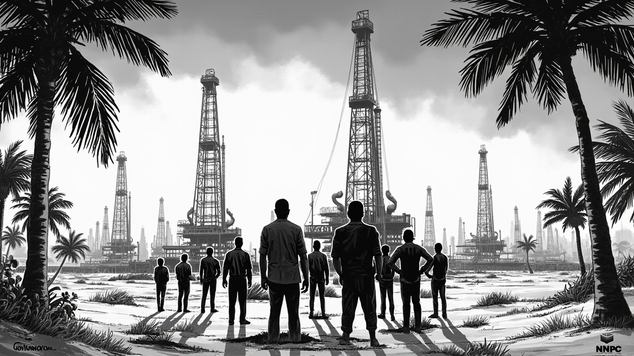 Illustration for NNPC Announces Major Oil Discovery in Niger Delta