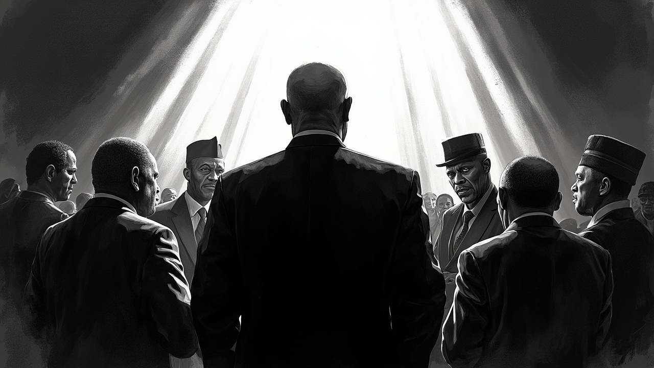 Illustration for PDP Leaders Consult Former VP Sambo Amid Party Crisis