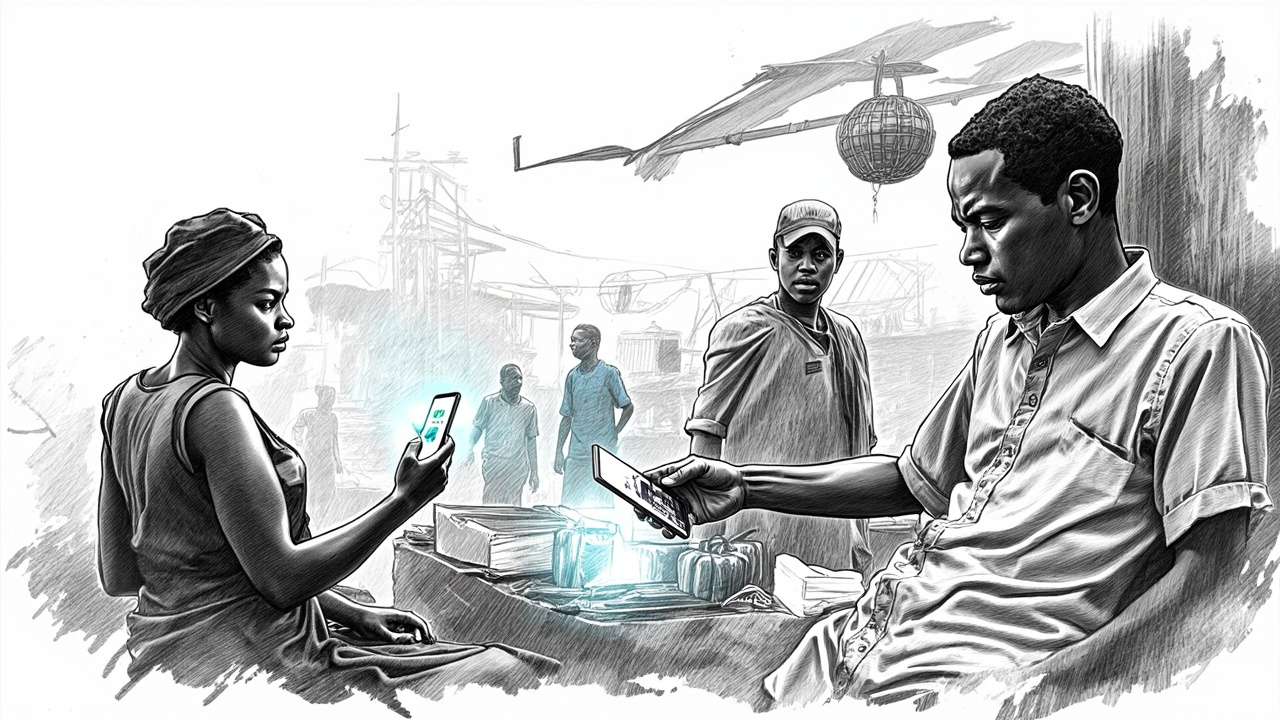 Illustration for Safaricom M-Pesa Business Loans Signal Credit Risk Shift