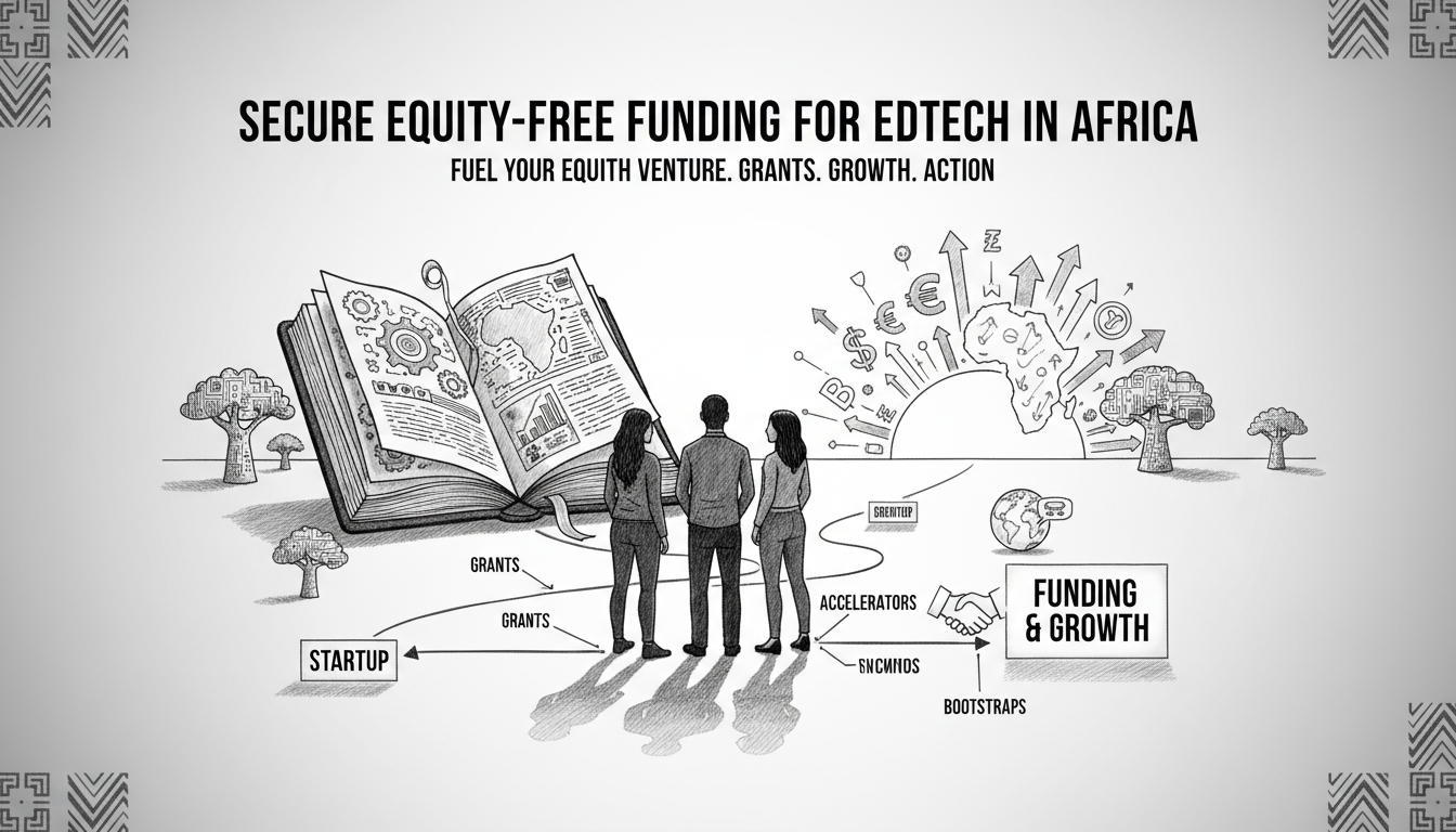 Illustration for Secure Equity-Free Funding for EdTech Ventures in Africa