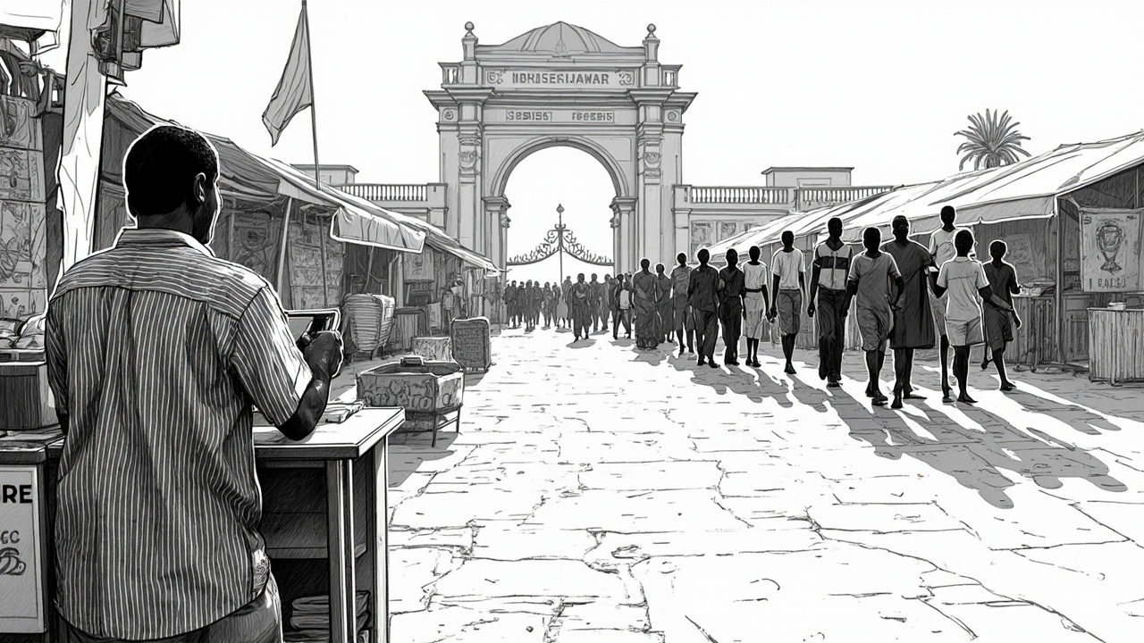 Illustration for Senegal markets face visa-free pressure as Ghana opens borders