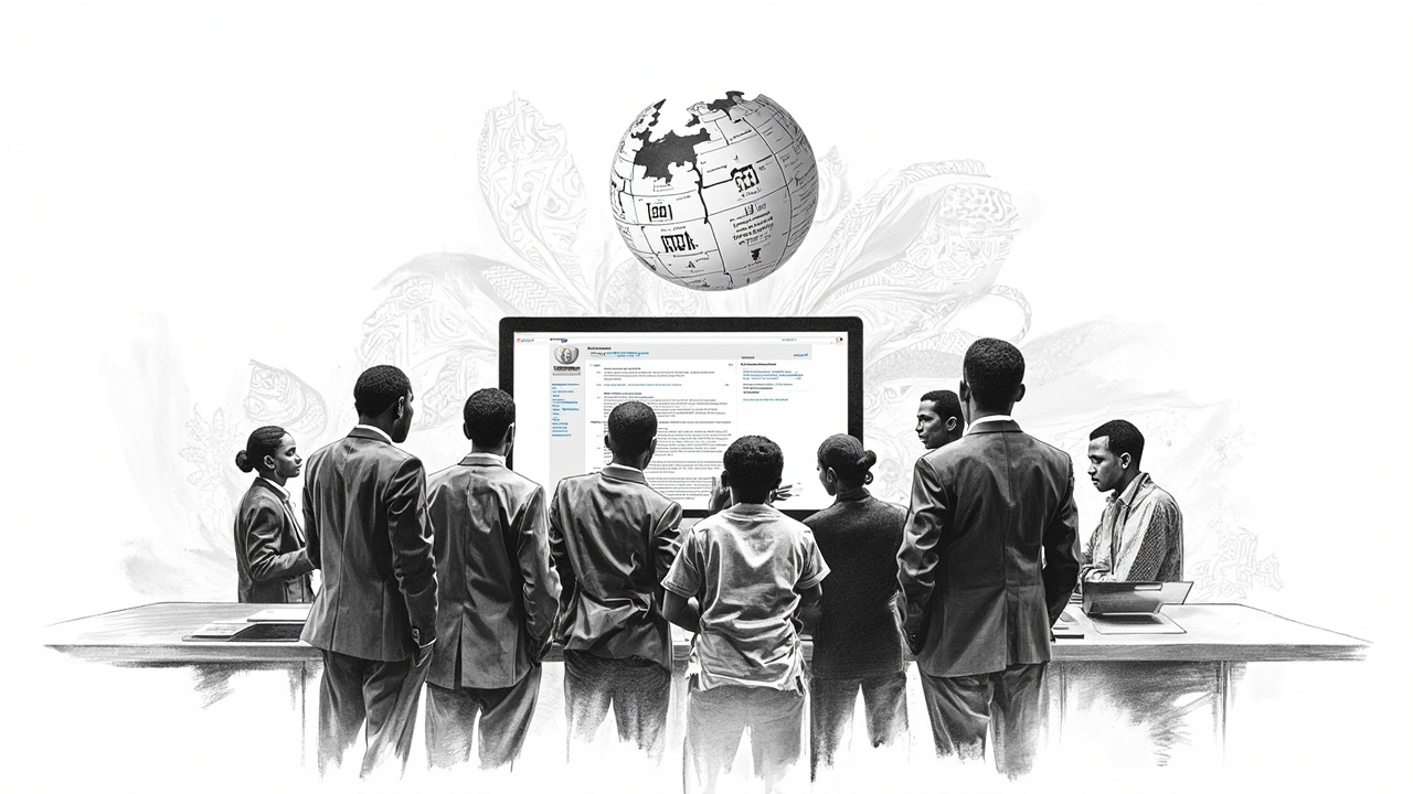 Illustration for Wikipedia's 25-Year Journey Transforms Kenya's Digital Economy