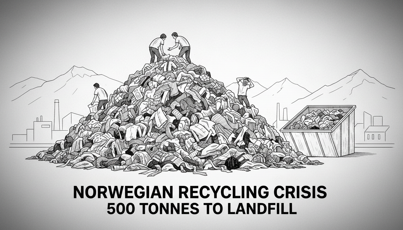 Norwegian Recycling Crisis Forces 500 More Tonnes of Textiles to Landfill