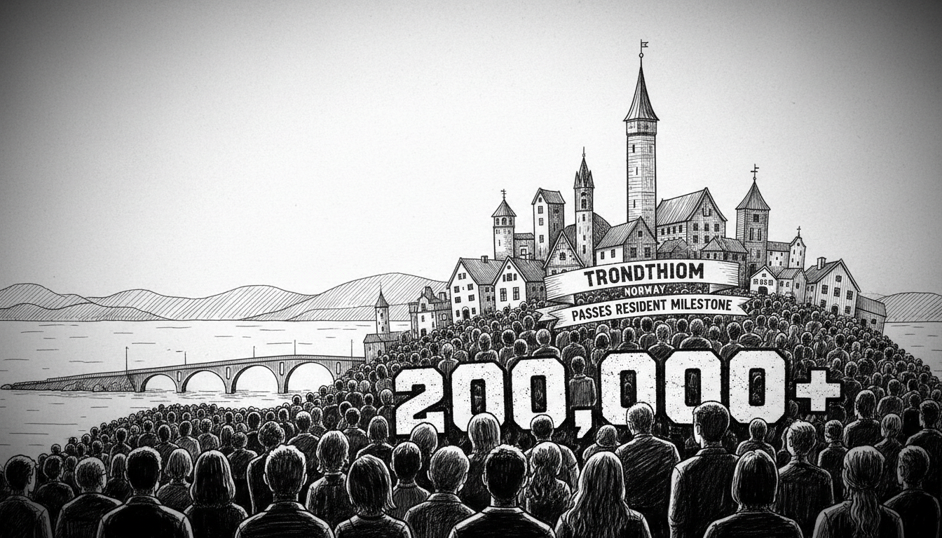 Trondheim Passes 200,000 Resident Milestone