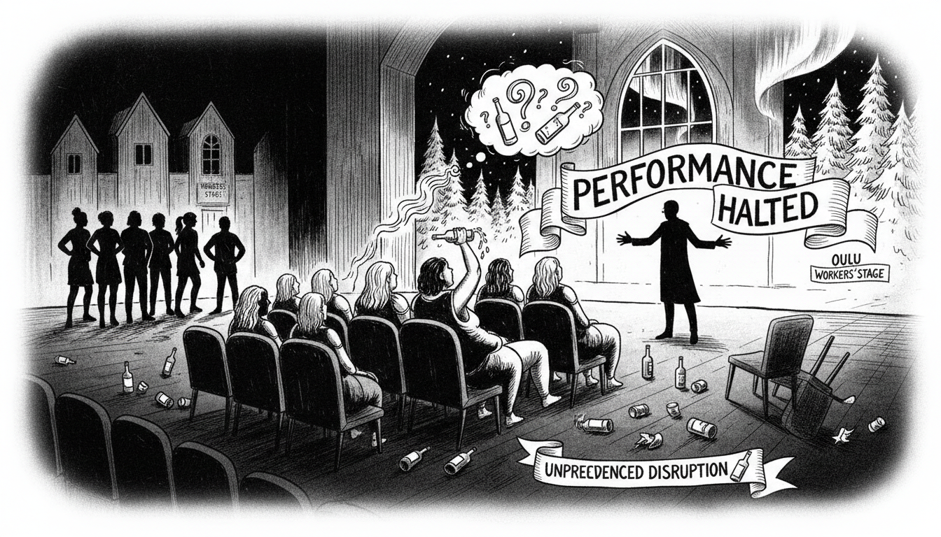 Theater Performance Disrupted by Intoxicated Adult Women in Oulu