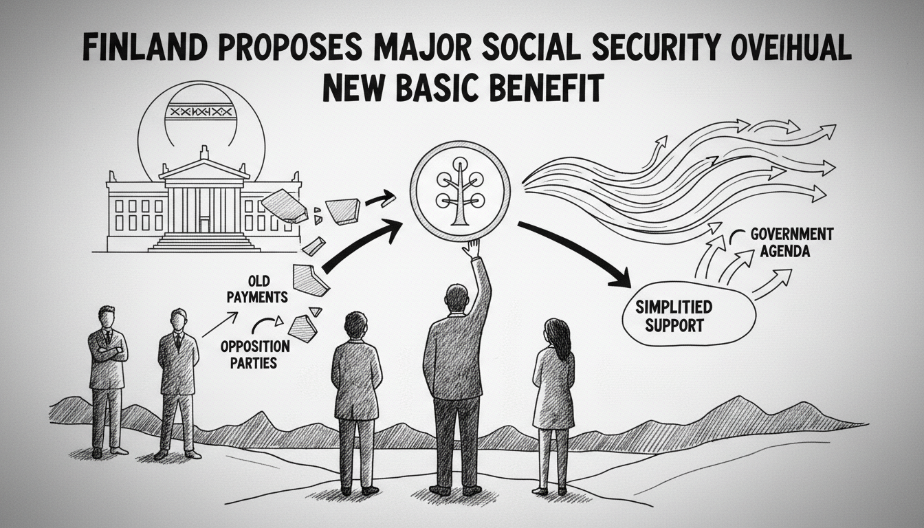 Finland Proposes Major Social Security Overhaul with New Basic Benefit