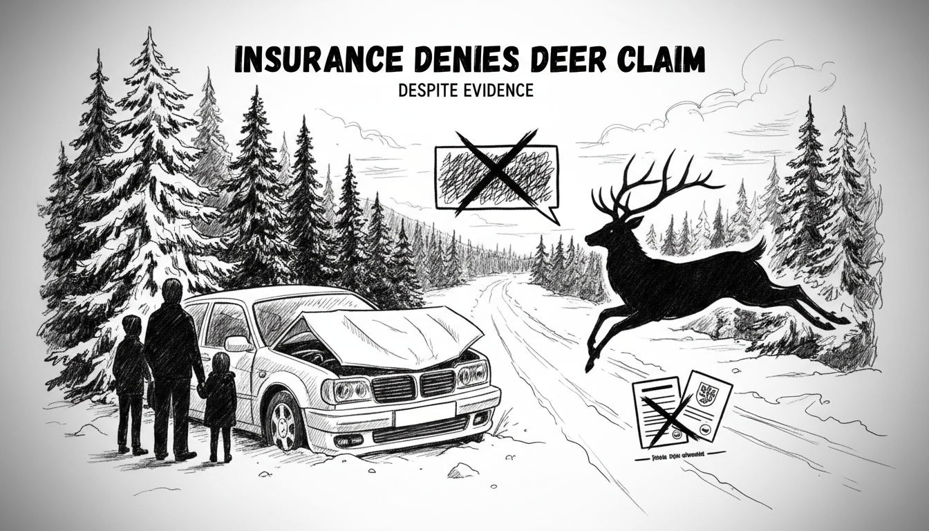 Insurance Company Denies Deer Collision Claim Despite Evidence
