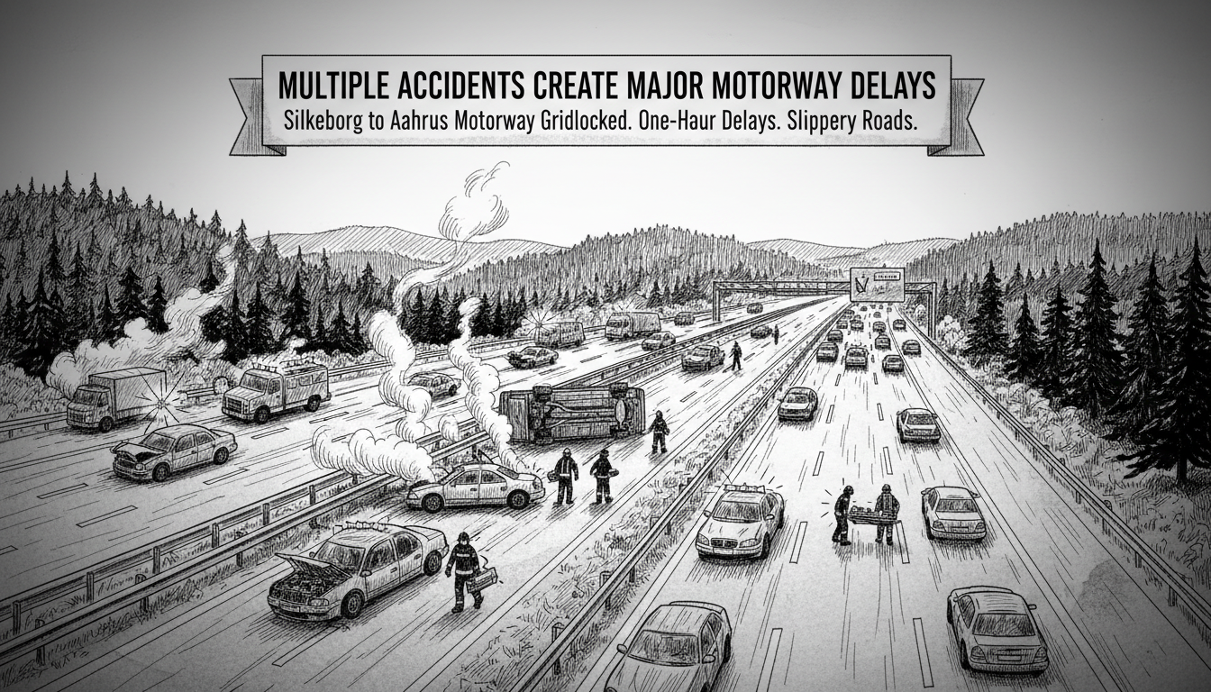 Multiple Accidents Create Major Motorway Delays During Rush Hour