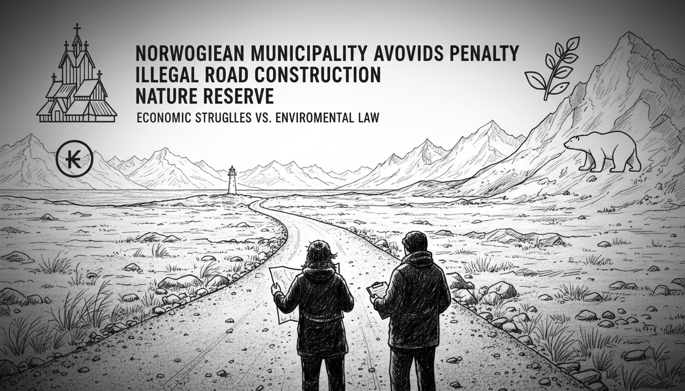Norwegian Municipality Avoids Penalty for Illegal Road Construction in Nature Reserve