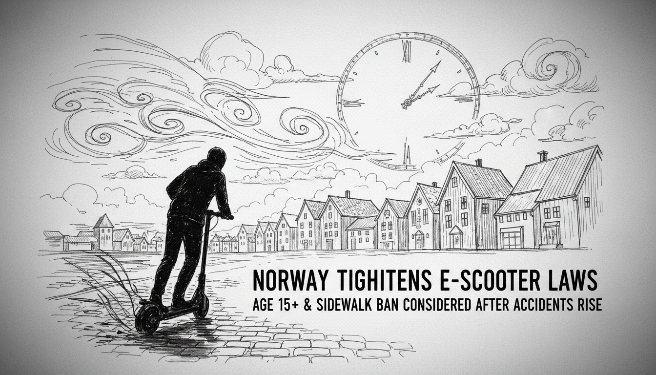 Norwegian Government Tightens Electric Scooter Regulations Following Accident Surge