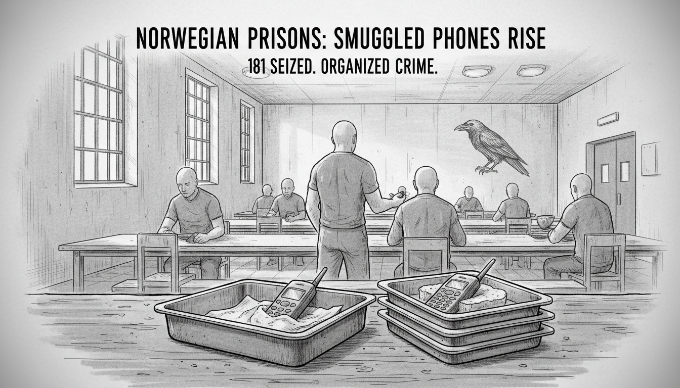 Norwegian Prisons See Sharp Rise in Smuggled Mobile Phones
