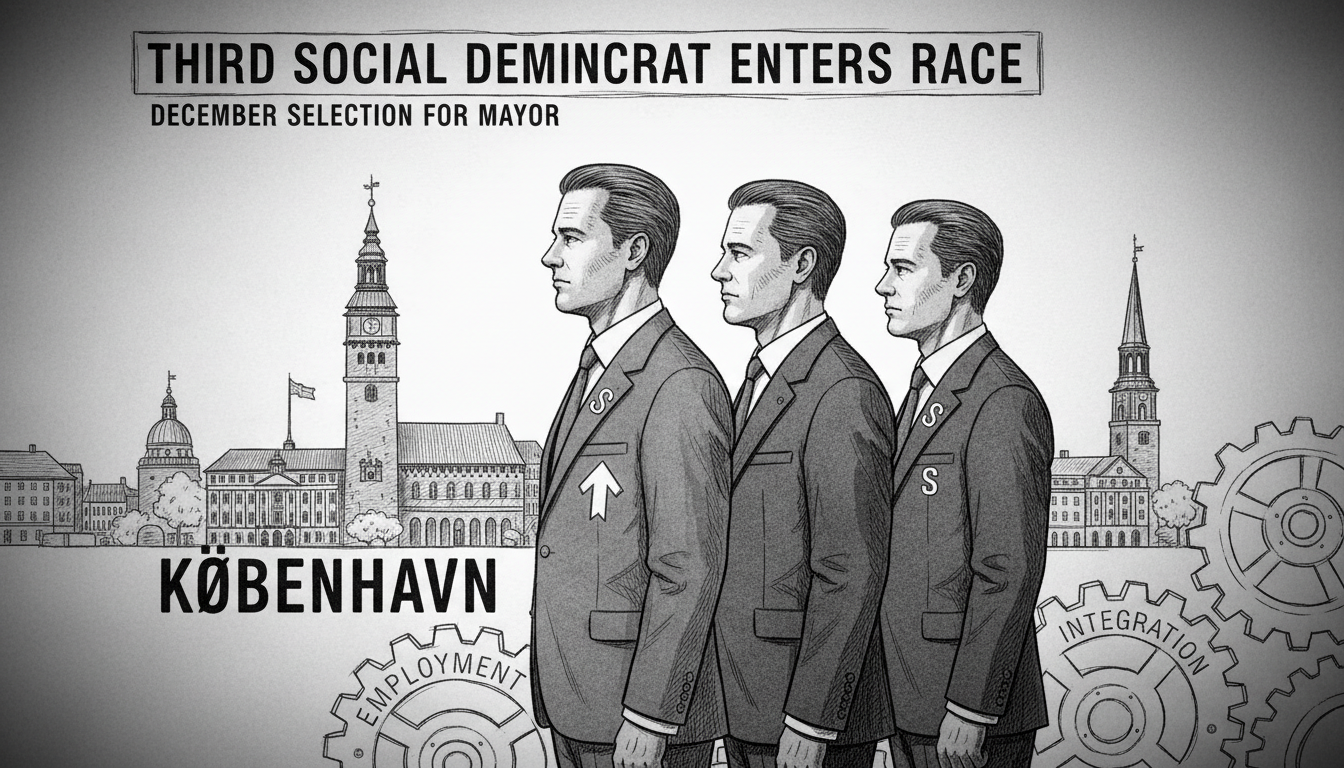 Third Social Democrat Enters Race for Copenhagen Mayor Position