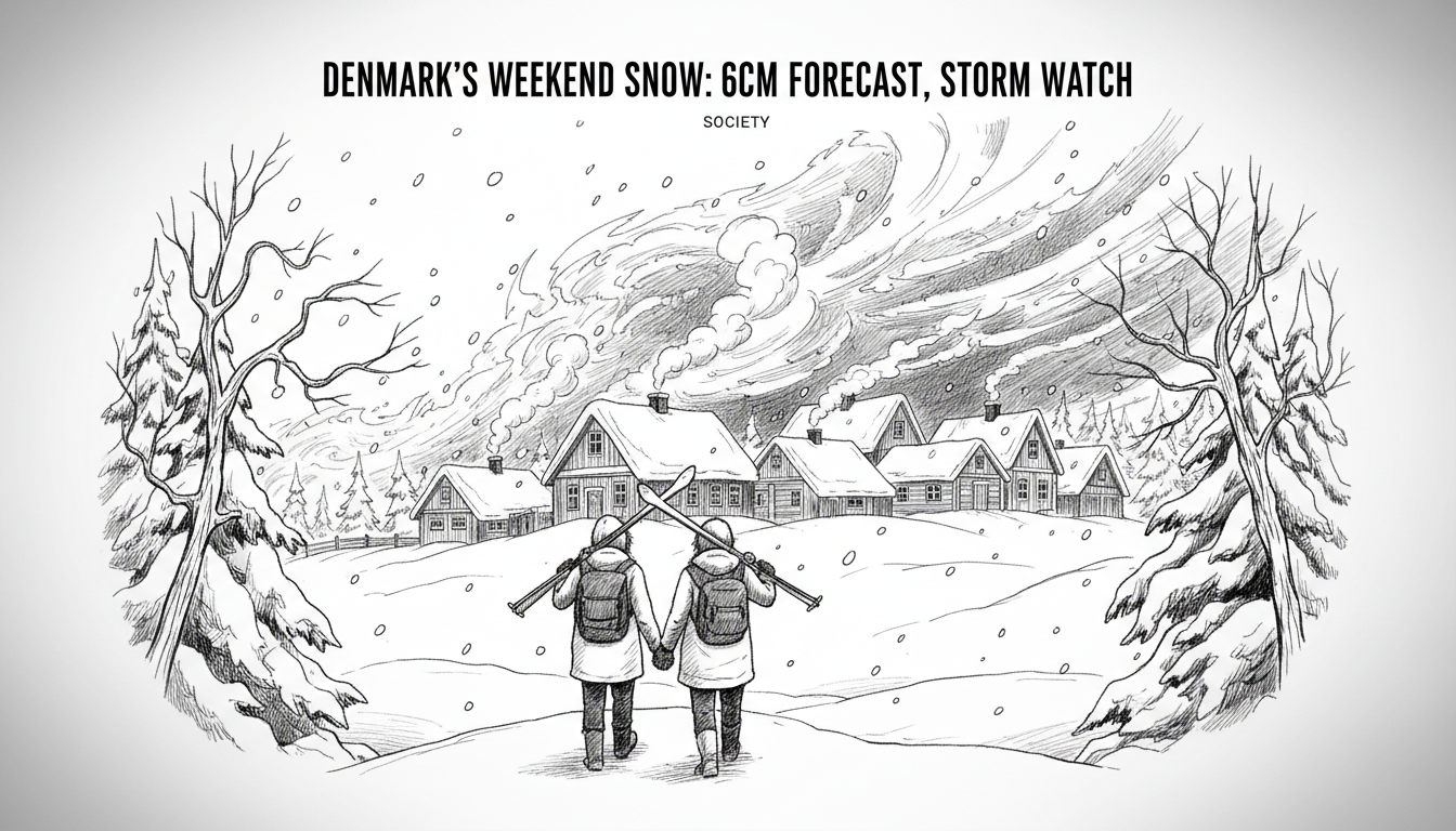 Denmark's Weekend Snow: 6cm Forecast, Storm Watch
