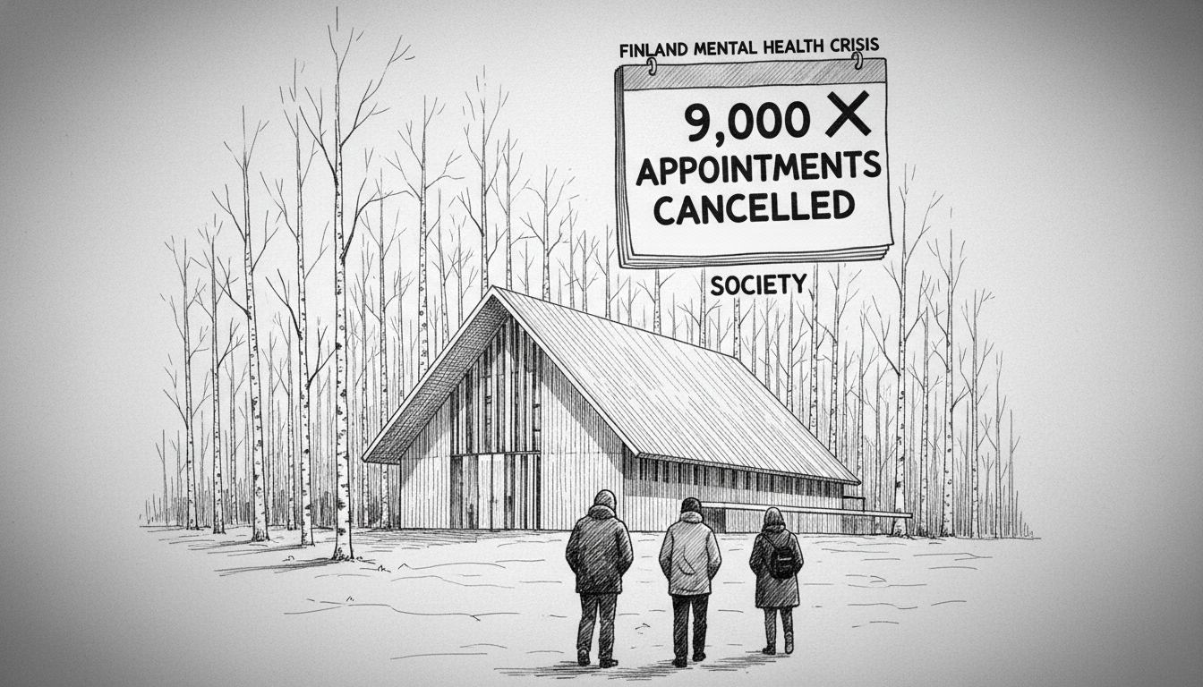 Finland Mental Health Crisis: 9,000 Appointments Cancelled