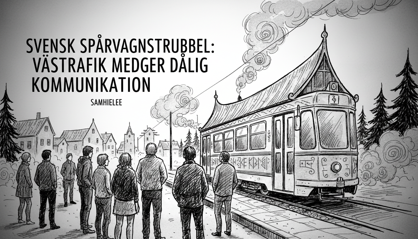 Swedish Tram Mess: Västtrafik Admits Poor Communication