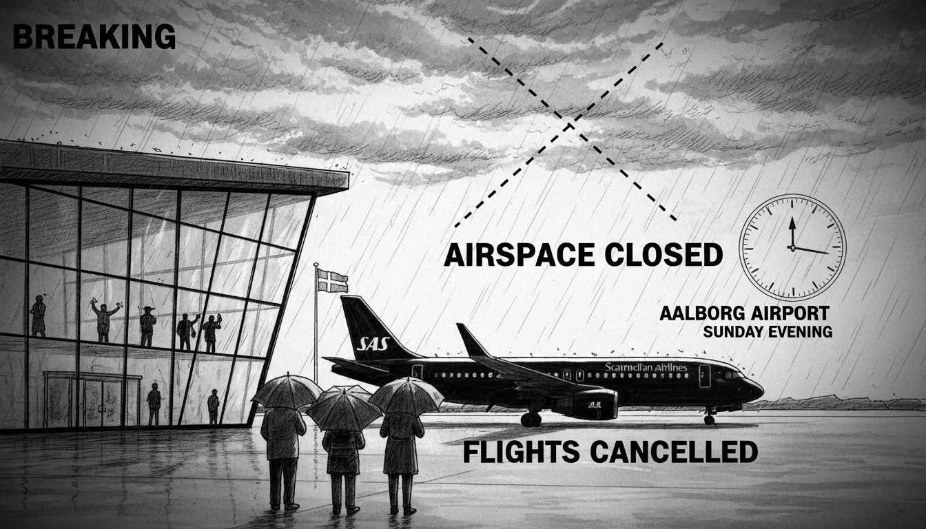 Airspace Over Aalborg Airport Closed, Flights Cancelled