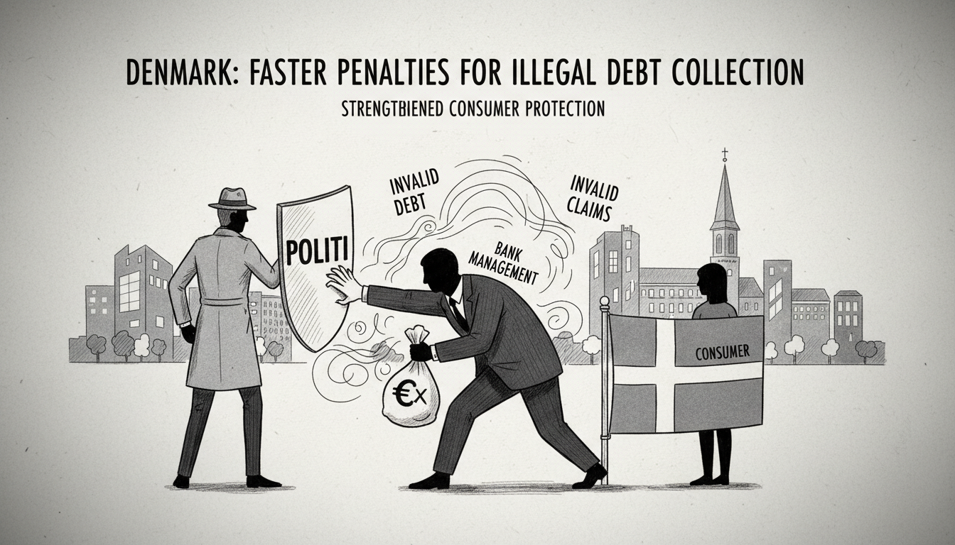 Denmark Moves to Speed Up Penalties for Illegal Bank Debt Collection