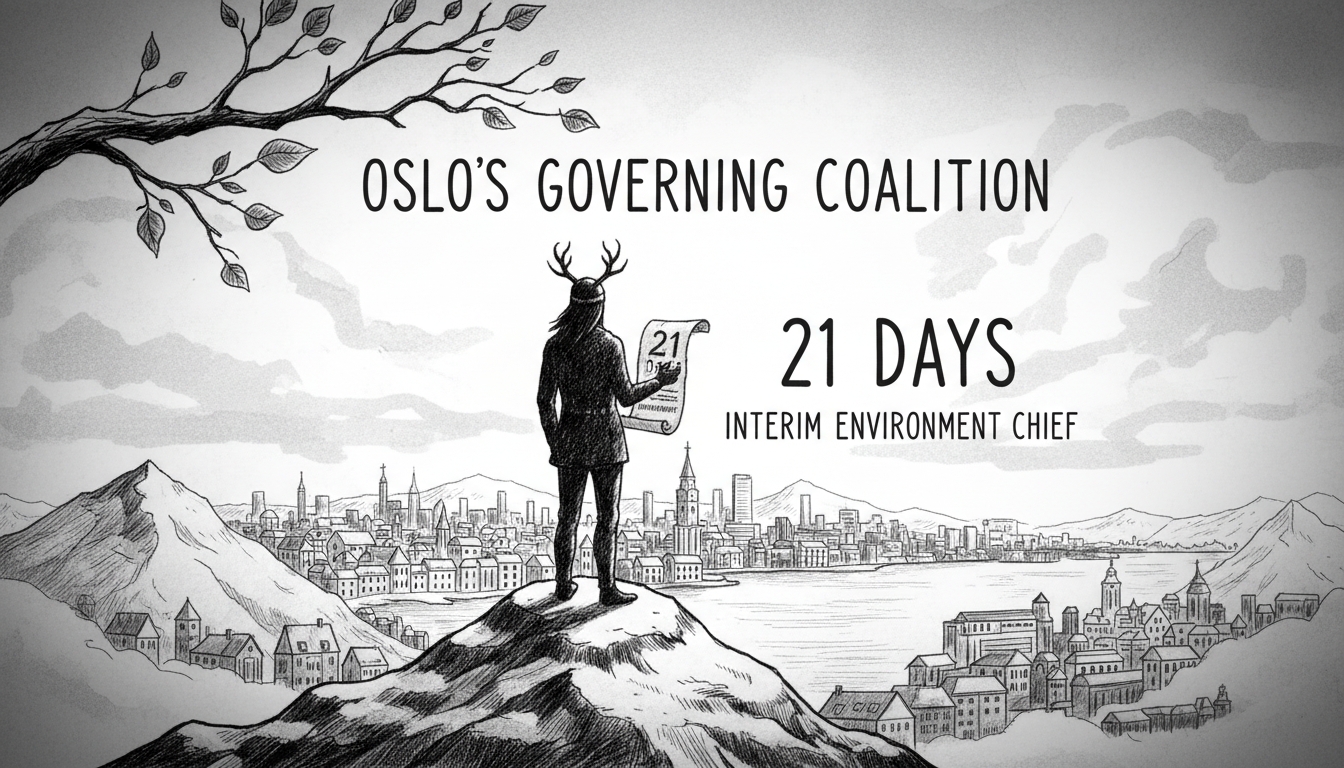 Oslo's Governing Coalition Names 21-Day Interim Environment Chief